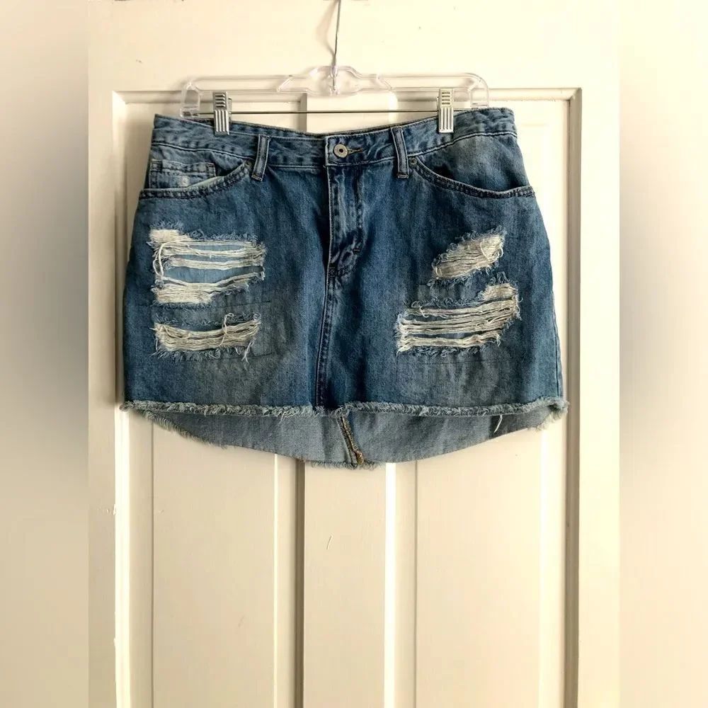 Vanilla Star denim Mini Skirt